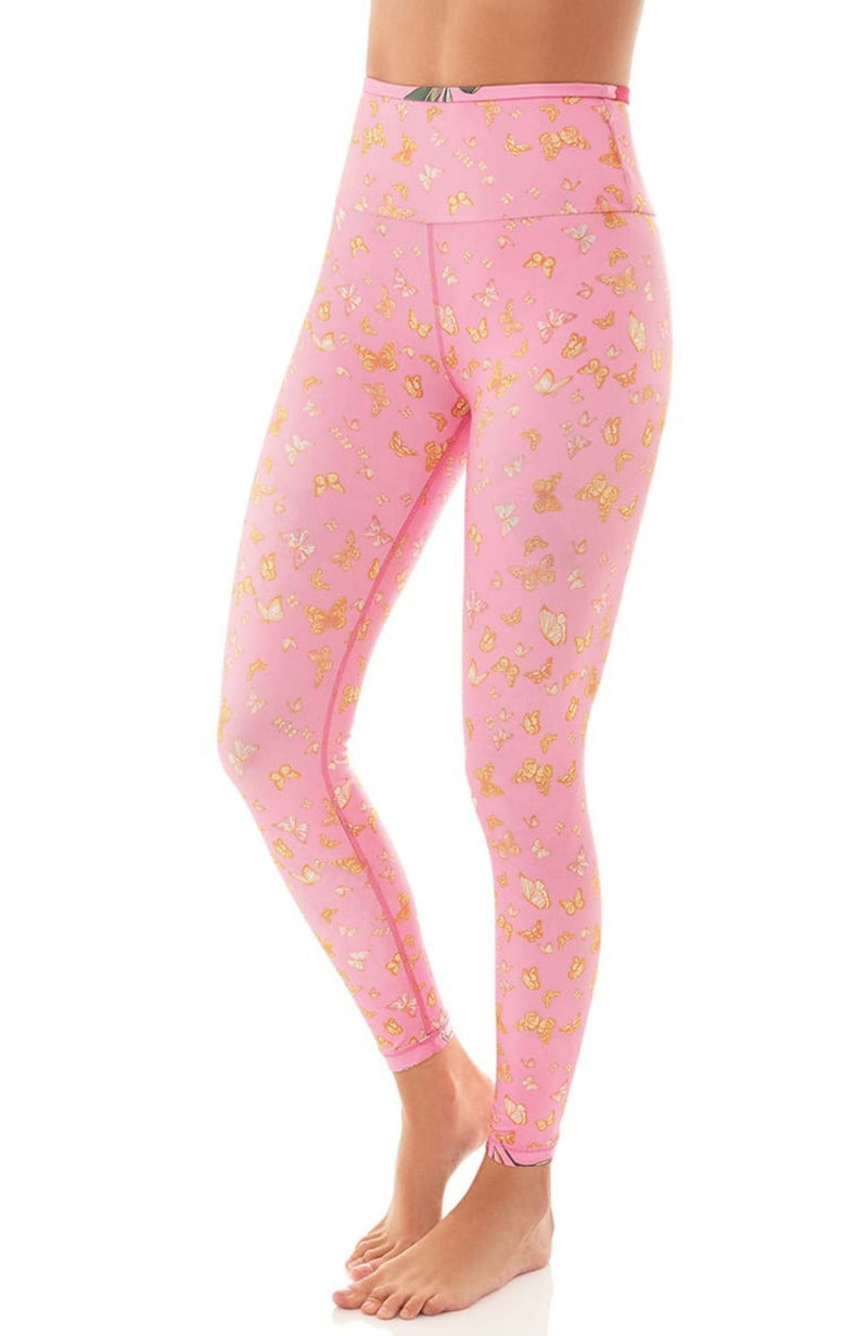 Pink Floral Leggings