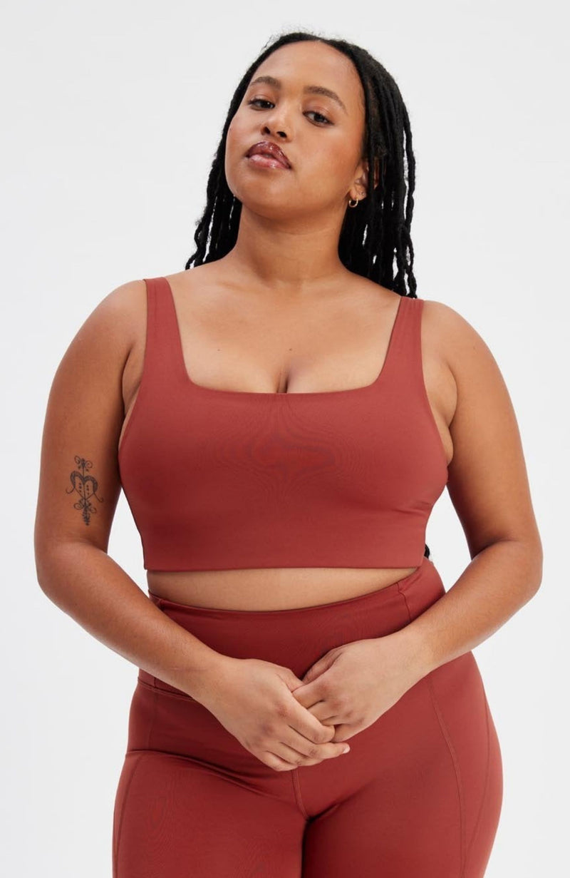 Shop Girlfriend Collective - Tommy Bra - Ember